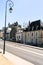 Lantern and apartment houses in Amboise town