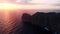 Lantern Cap de Formentor, pink colored sunrise over Lighthouse At Cape Formentor In Coast Of North Mallorca, Spain.