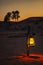 Lantern in the desert