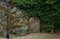 Lantern with door at the german village Stolberg in the region Harz