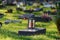 Lantern on a gravestone