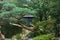 Lantern of Japanese garden in Kyoto Japan