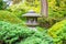 Lantern in Japanese Tea Garden in the Golden Gate Park, San Francisco, California