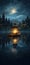 Lantern\\\'s Glow in the Mystical Night