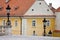 Lanterns in Chateau Valtice, Moravia,