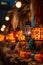 Lanterns illuminated for the Diwali festival