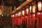 Lanterns Inside Buddhism Temple in Hong Kong