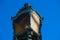 Lanterns lamp, blue sky, Munich