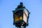 Lanterns lamp, blue sky, Munich