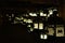 Lanterns lighting in the dark, Kasuga-Taisha Shrine, Nara, Japan