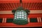 Lanterns of Shrine on seaside place, Itukushima Shrine