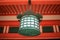 Lanterns of Shrine on seaside place, Itukushima Shrine