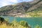 Lanuza village lake Huesca Pyrenees Spain