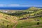 Lanzarote aerial view, Haria village, valley of the thousand palm trees