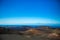 Lanzarote black frozen lava volcanic Moon view