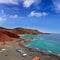 Lanzarote El Golfo Atlantic ocean boats