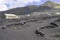 Lanzarote La Geria vineyard on black volcanic soil