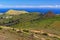 Lanzarote panorama, Haria village, valley of the thousand palm trees