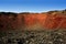 Lanzarote Timanfaya volcano crater in Canaries