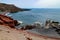 Lanzarote volcanic coast in El Golfo
