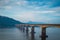 Lao Nippon Bridge in the morning