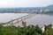 Lao-Nippon Bridge over Mekong River at southern Lao town of Pakse in Champasak Province, Lao PDR.