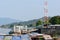 Laos and Burmese transportation boat at Port of Chiang Sean,Golden triangle Thailand