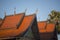 LAOS LUANG PRABANG OLD TOWN TEMPLE ROOF