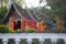 LAOS LUANG PRABANG TEMPLE MONKS