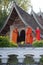 LAOS LUANG PRABANG TEMPLE MONKS