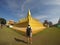 Laos, Pha That Luang golden temple, Vientiane city