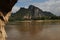 Laos: View from Pak Ou Cave to the Mekong River