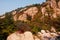 Laoshan mountain\'s beautiful autumn scenery of China