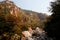 Laoshan mountain\'s beautiful autumn scenery of China