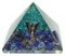 Lapis and Aqua Archangel Orgone Healing Energy Pyramid