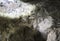 Lapis Specularis rocks in the Roman mine in The Sanabrio caves in Cuenca