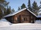 Lapland log cabin