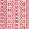 Lapland seamless pattern, Scandianvian folk art design, Sami cross stitch background