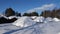 Lappstaden sami church village in Arvidsjaur in Swedish Lapland