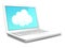 Laptop and Cloud