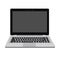 Laptop flat mockup in front view. Minimal flat design for websites, business, marketing, and commercial. Portable