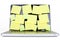 Laptop Full of Post it