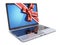 Laptop gift CGI and ribbon