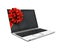 Laptop Gift with Red Ribbon