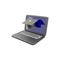 Laptop and Graduation Hat 3D Illustration. 3D render laptop, graduate hat Icon on white background