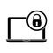 laptop lock server banner icon