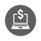 Laptop Money icon