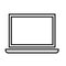 Laptop outline icon