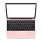 Laptop pink mockup