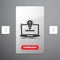 laptop, solution, idea, bulb, solution Glyph Icon in Carousal Pagination Slider Design & Red Download Button